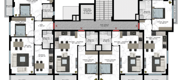 Apartment 1+1 in Oba, Turkey No. 31349 21