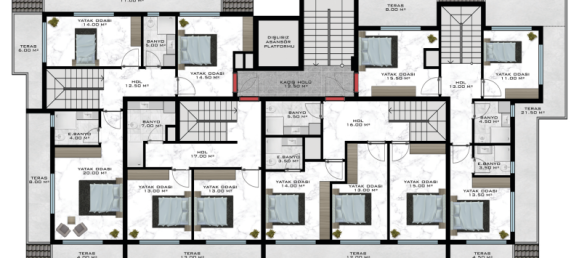 Apartment 1+1 in Oba, Turkey No. 31349 23