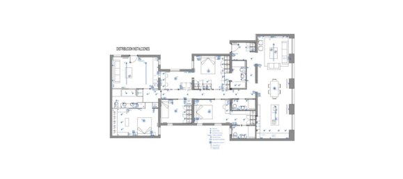 Квартира с 3 спальнями в Мадрид, Испания № 27228 4