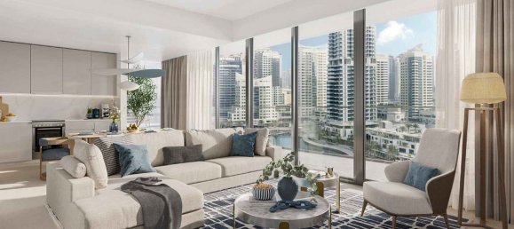 Квартира с 1 спальней в THE WATER WAY, Nadd Al Sheba, ОАЭ № 63059 2