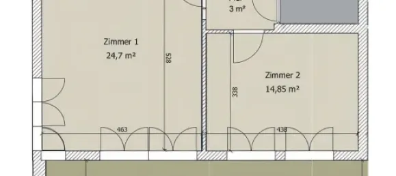 1 غرف نوم بانتهاوس في Hamburg-Mitte, Germany رقم 87659 2