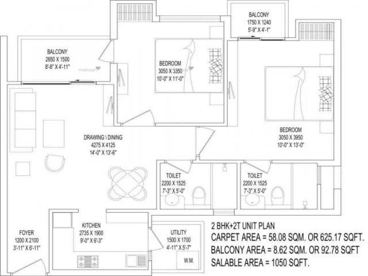 2 bedrooms House in Noida, India No. 67250