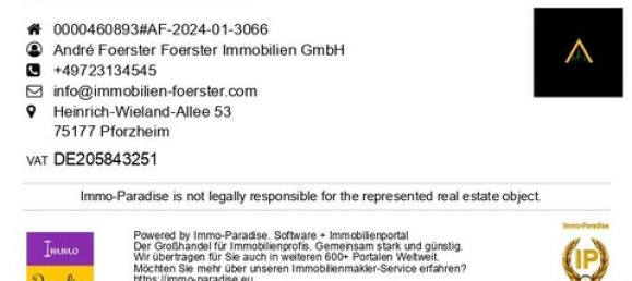 1 bedroom Apartment in Pforzheim, Germany No. 43248 3