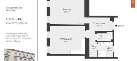 3 rooms Apartment in Rudolfsheim-Funfhaus, Austria No. 145163 21