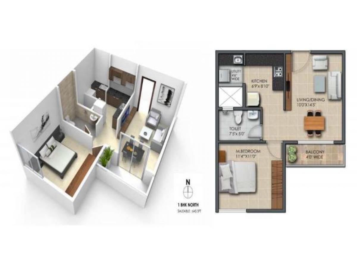 استوديو في Bangalore, India رقم 22172