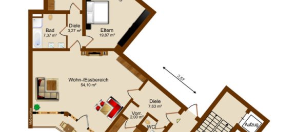 3غرفة شقة في Landsberg am Lech, Germany رقم 347748 21