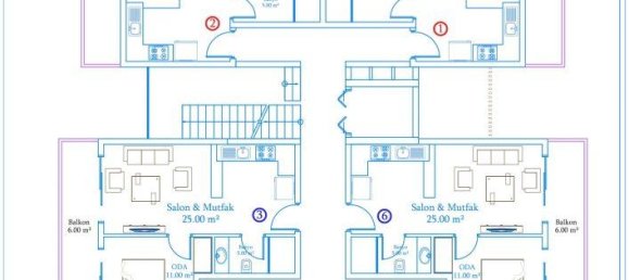 2 rooms Apartment in Alanya, Turkey No. 9806 21