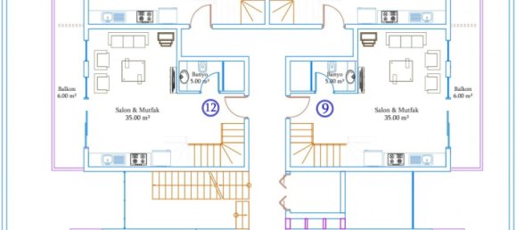 2 rooms Apartment in Alanya, Turkey No. 9806 25