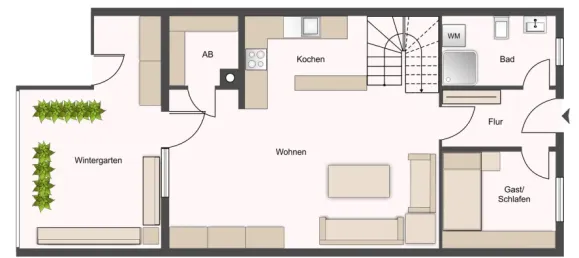 2 chambres Maison de ville à Rotenburg, Germany No. 191463 24