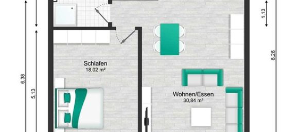 1 غرف نوم شقة في Frankfurt am Main, Germany رقم 291757 18