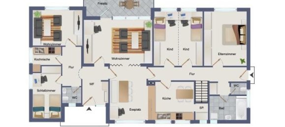 3 Schlafzimmer Bauernhof in Wesermarsch, Germany, Nr. 229511 17