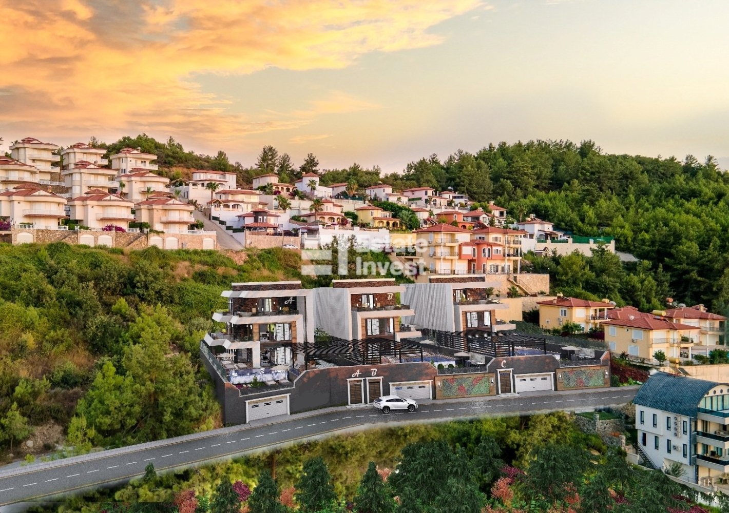 Villa 4+1 in Alanya, Turkey No. 26200