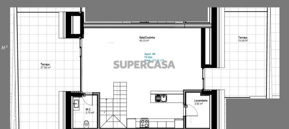 Дуплекс с 2 спальнями в Авейру, Португалия № 153364 9