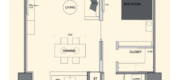 Apartamento T1 em District 1, Vietnam N.º 13836 11