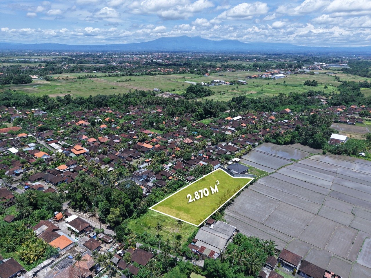 2870m² terrain à vendre à Kaba-Kaba, Kediri, Tabanan, Bali, Indonesia № 4634