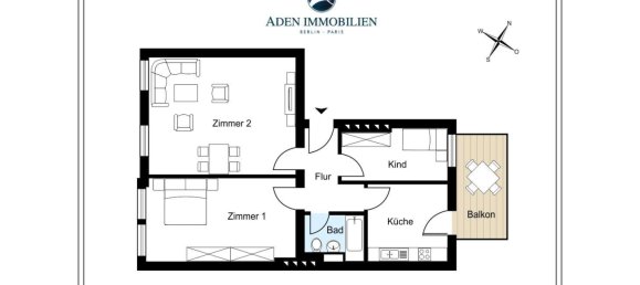 3 غرف نوم شقة في Mitte, Germany رقم 343368 3