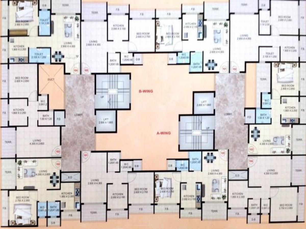 2 Schlafzimmer Haus in Mumbai, India, Nr. 55801