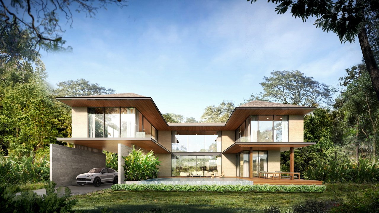 Villa de 5 dormitorios en Highland Park Residences, Phuket, Thailand No. 30296