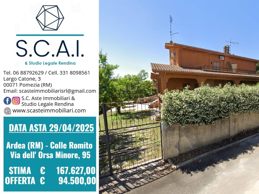 3 غرف نوم فيلا في Ardea, Italy رقم 197831