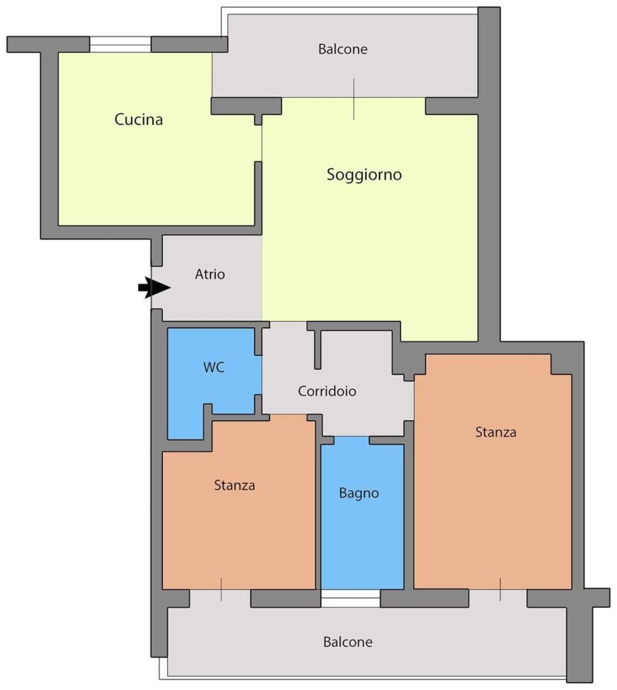 3 rooms Apartment in Trentino-Alto Adige, Italy No. 271912