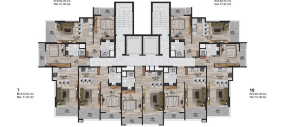 2 rooms Apartment in Yenisehir, Turkey No. 30409 19