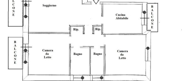 Квартира с 3 комнатами в Фоджа, Италия № 42273 32
