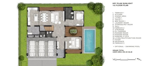 4 bedrooms Villa for sale in Pattaya, Chonburi, Eastern Thailand, Thailand № 163968 5