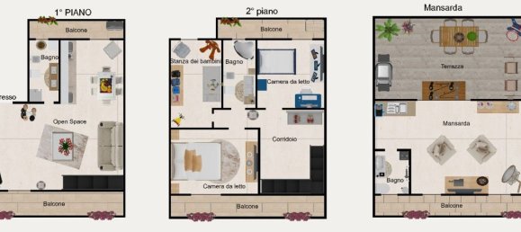 Duplex de 5 divisões em Giugliano in Campania, Italy N.º 175650 31