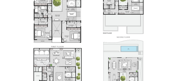 Villa de 5 dormitorios en Dubai, UAE No. 121250 9