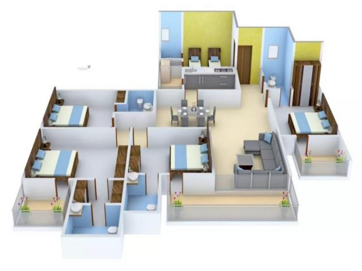 4 Schlafzimmer Haus in Gurgaon, India, Nr. 8562