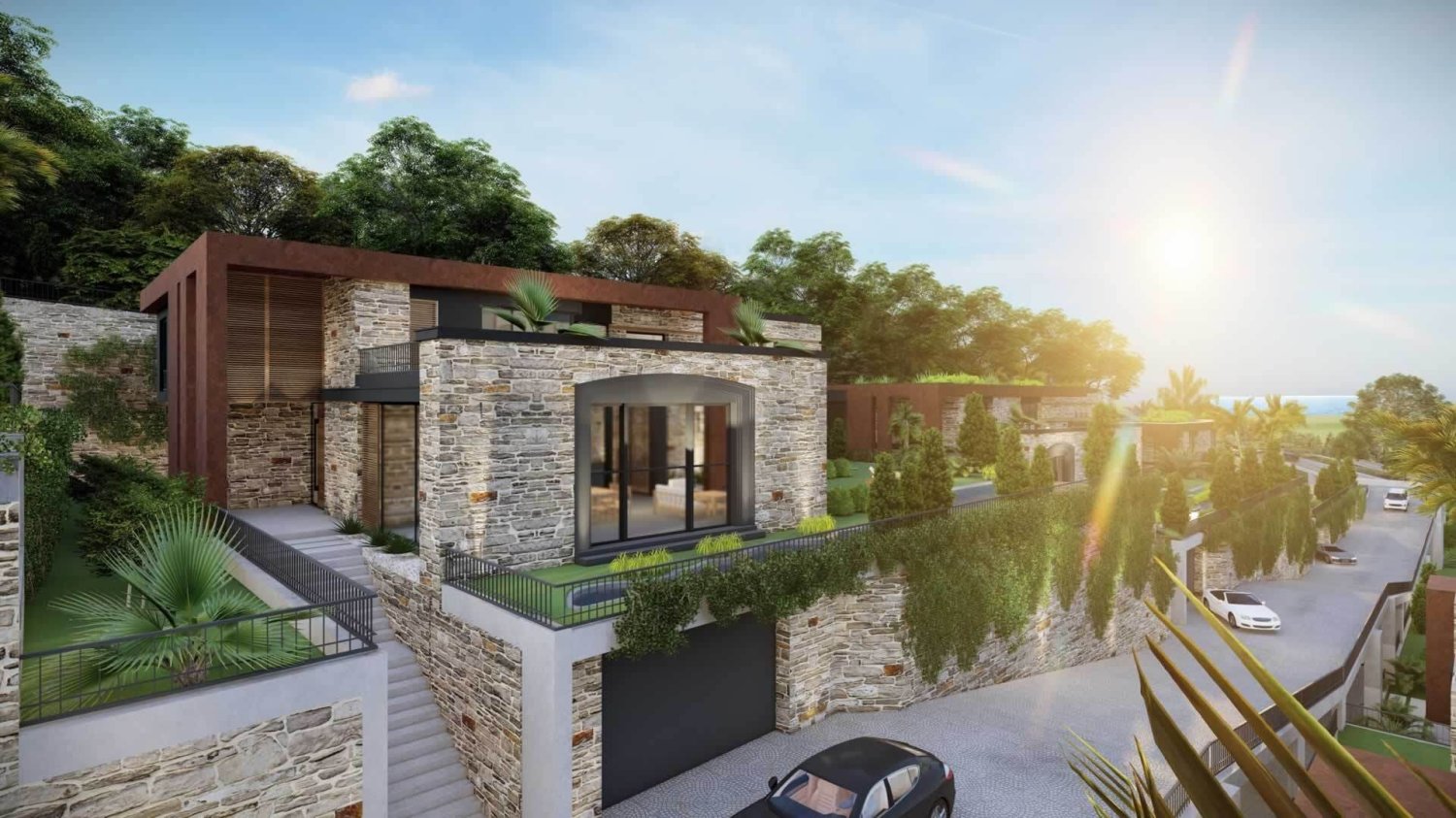 Villa de 1+1 en Armada Praxis Konacik, Bodrum, Turkey No. 37395