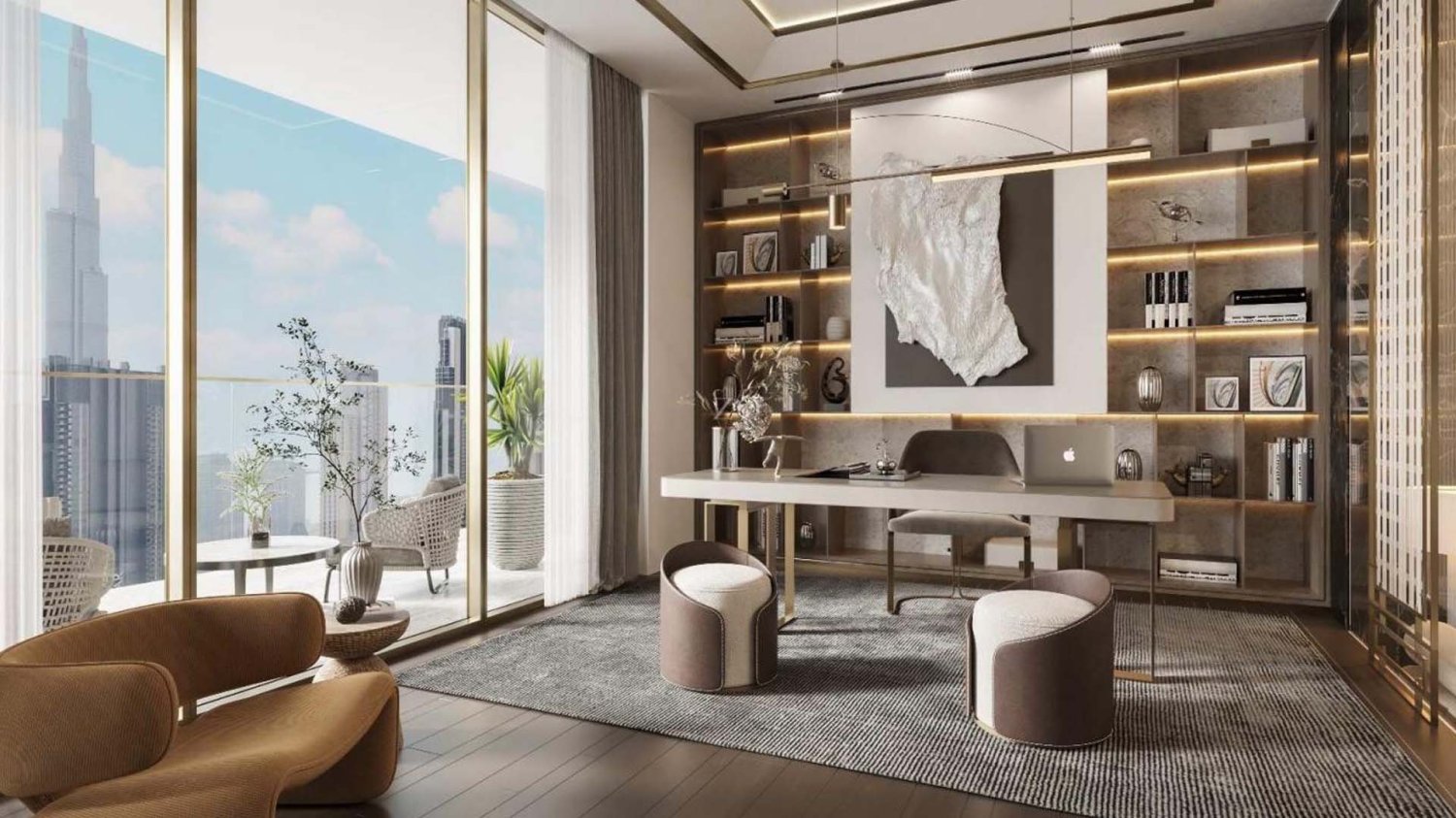 2 غرف نوم شقة في وسط مدينة دبي, UAE رقم 61297