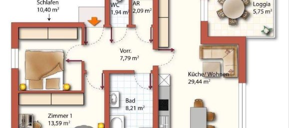 3-Zimmer Wohnung in Teesdorf, Austria, Nr. 158707 4