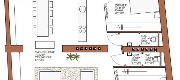 3-salle Appartement à Neubau, Austria No. 207697 8