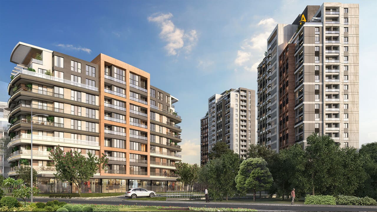 Apartamento de 3+1 en Avrupa Konutlari Saklivadi, Kâğıthane, Turkey No. 35173