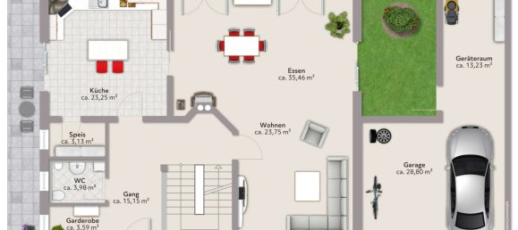 Дом с 4 комнатами в Эрдинг, Германия № 213129 13