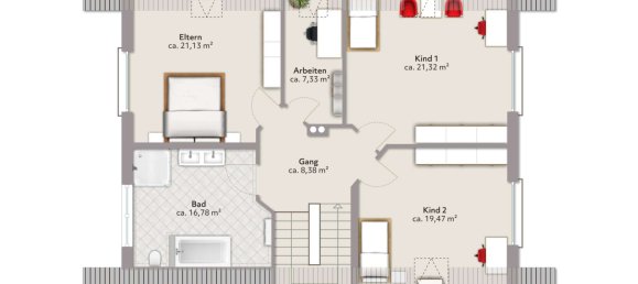 Дом с 4 комнатами в Эрдинг, Германия № 213129 14