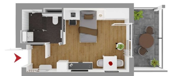 Apartamento T1 em Nuremberg, Germany N.º 165554 6