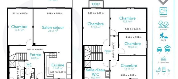 5 غرف نوم منزل في Darvault, France رقم 204013 12