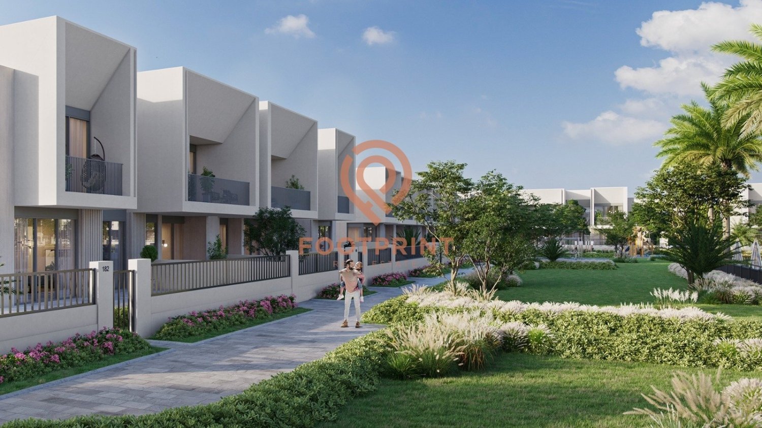 Moradia em banda T4 em Town Square, UAE N.º 23777