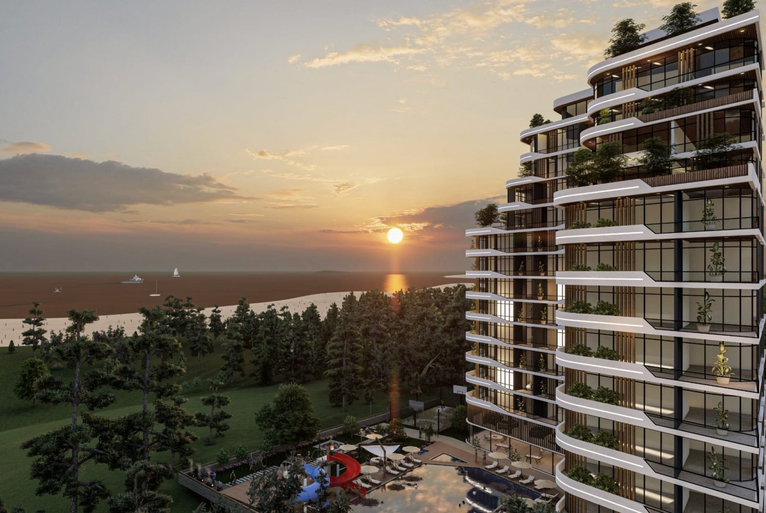 Wohnung 1+1 in Erdemli, Turkey, Nr. 7046