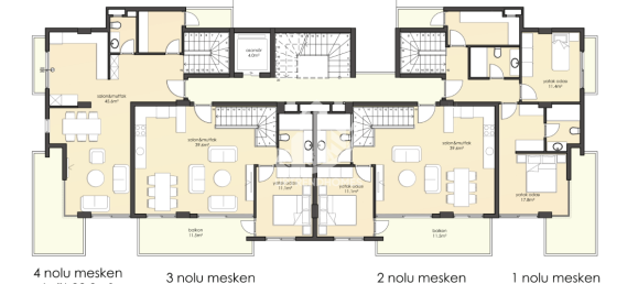 Apartment 2+1 in Alanya, Turkey No. 17079 17