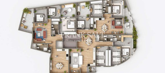 Apartamento T3 em Qormi, Malta N.º 336 8