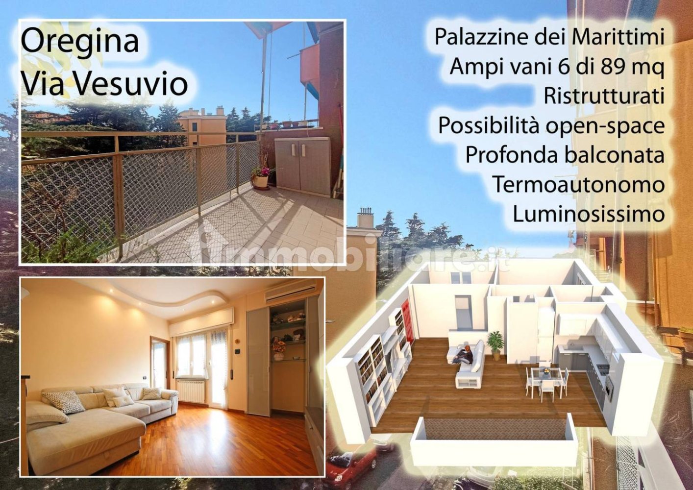 2 bedrooms Apartment in Genoa, Italy No. 401605