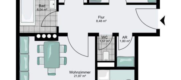 3 rooms Apartment in Oberndorf bei Salzburg, Austria No. 182889 10