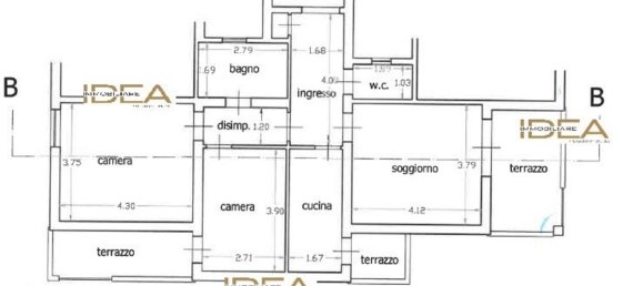 3 rooms Apartment in Lucca, Italy No. 234272 12