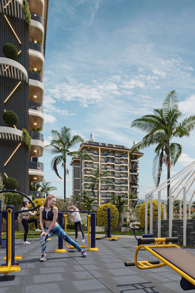 Apartamento 1+1 em Alanya, Turkey N.º 41657