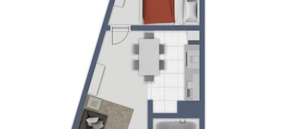 2 rooms Apartment in Kempten, Germany No. 132808 8