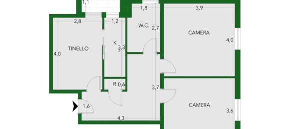 3-Zimmer Wohnung in Bologna, Italy, Nr. 17932 35