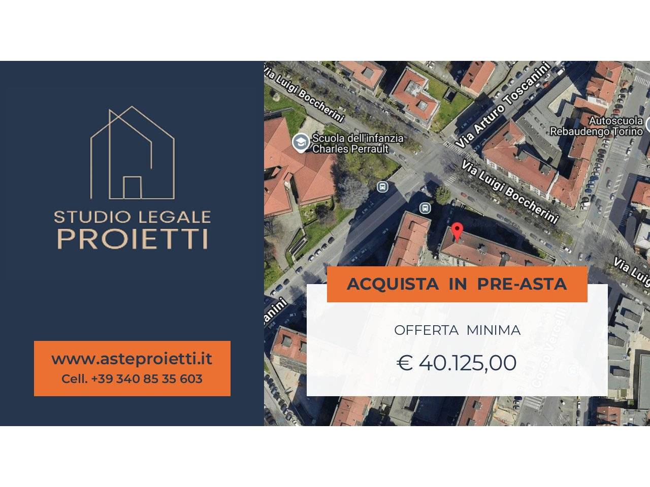 1 bedroom Apartment in Turin, Italy No. 302945